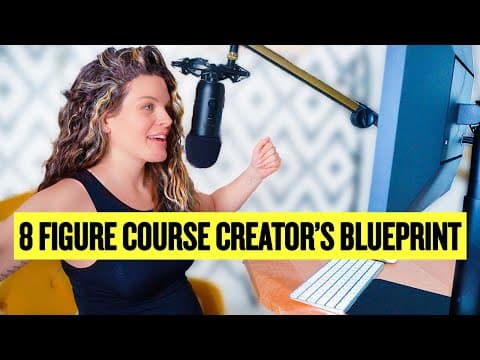 12 STEPS to Create & Structure a High Ticket Online Course That Sells (Start to Finish) thumbnail