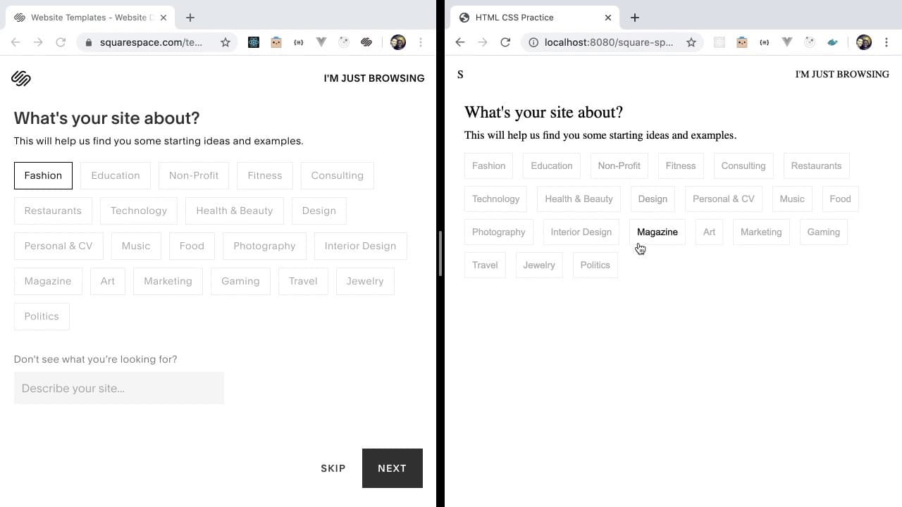 YouTube video player