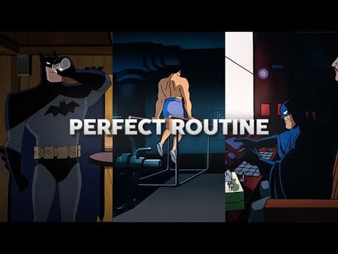 The PERFECT Daily Routine for Self-Improvement (BATMAN Style) thumbnail