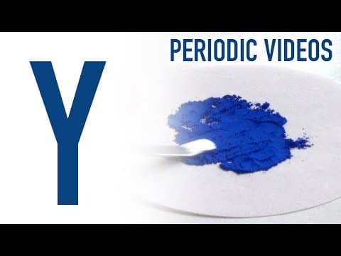 Yttrium - Periodic Table of Videos thumbnail