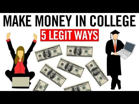 5 Legit Ways To Make Money In College 💸 (Even As A Teenager!) thumbnail