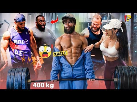 Anatoly Lifts Like a Monster with a Fake Mop | Prank in the Gym 2025 thumbnail