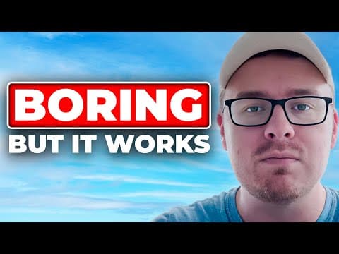 How Did the “Boring” YouTube Strategy Make Multiple 6 Figures? thumbnail