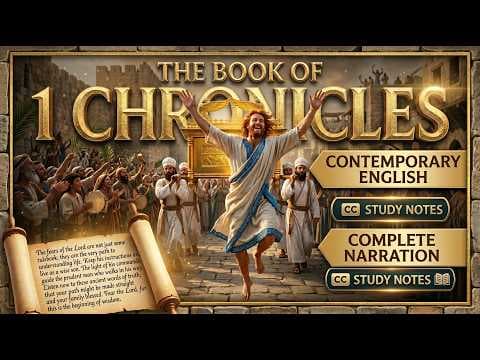 Holy Bible: 1st Chronicles - Bible Narration with Text (Contemporary Version) thumbnail