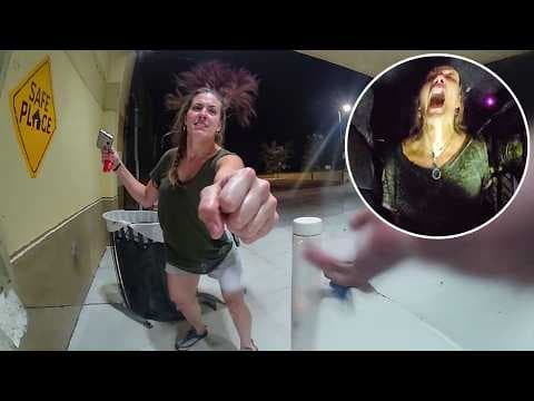 Woman Learns The Consequences Of Hitting A Cop thumbnail