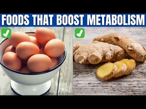 FOODS THAT BOOST METABOLISM - 10 Best Foods to Improve your Metabolism thumbnail