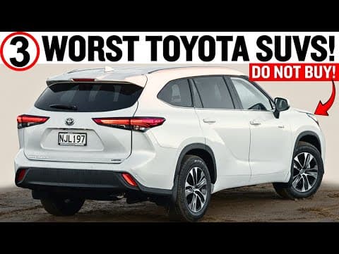 Top Auto Expert Reveals 3 Worst & 3 BEST Toyota SUVs to Buy NOW in 2026 thumbnail