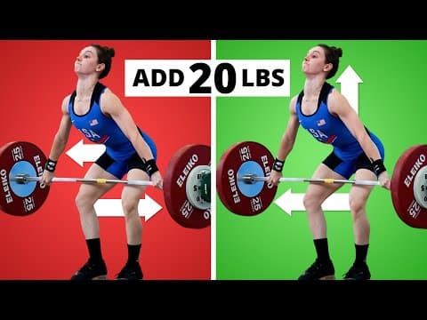 Secret To Olympic Lifting Technique... NO ONE TALKS ABOUT! thumbnail