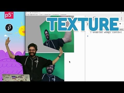 18.4: Texture - WebGL and p5.js Tutorial thumbnail