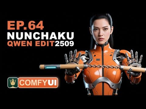 ComfyUI Tutorial Series Ep 64 Nunchaku Qwen Image Edit 2509 thumbnail