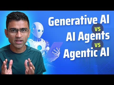 Generative AI vs AI agents vs Agentic AI thumbnail
