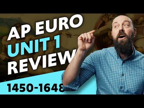 AP Euro Unit 1 REVIEW (Everything You NEED to Know) thumbnail