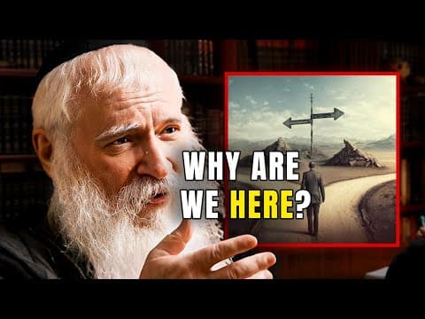 Why Are We Here? With Rabbi Manis Friedman | The Quest for Meaning thumbnail