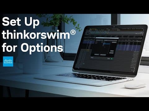 How to Customize thinkorswim for Options Trading thumbnail