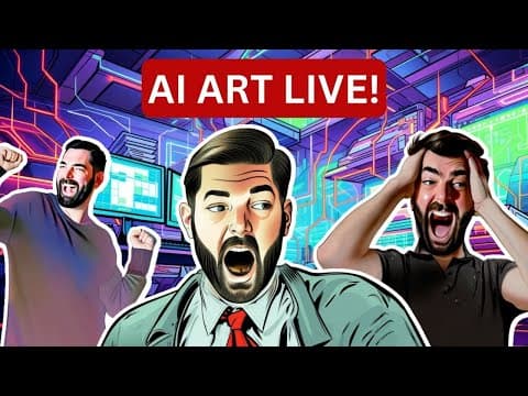 How to Create AI Art and Thumbnails Live with OBS thumbnail