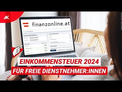 Einkommensteuererklärung 2024 mit FinanzOnline: Die Komplett-Anleitung für freie Dienstnehmer thumbnail