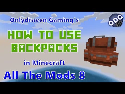How to Make and Use Sophisticated Backpacks in Minecraft thumbnail