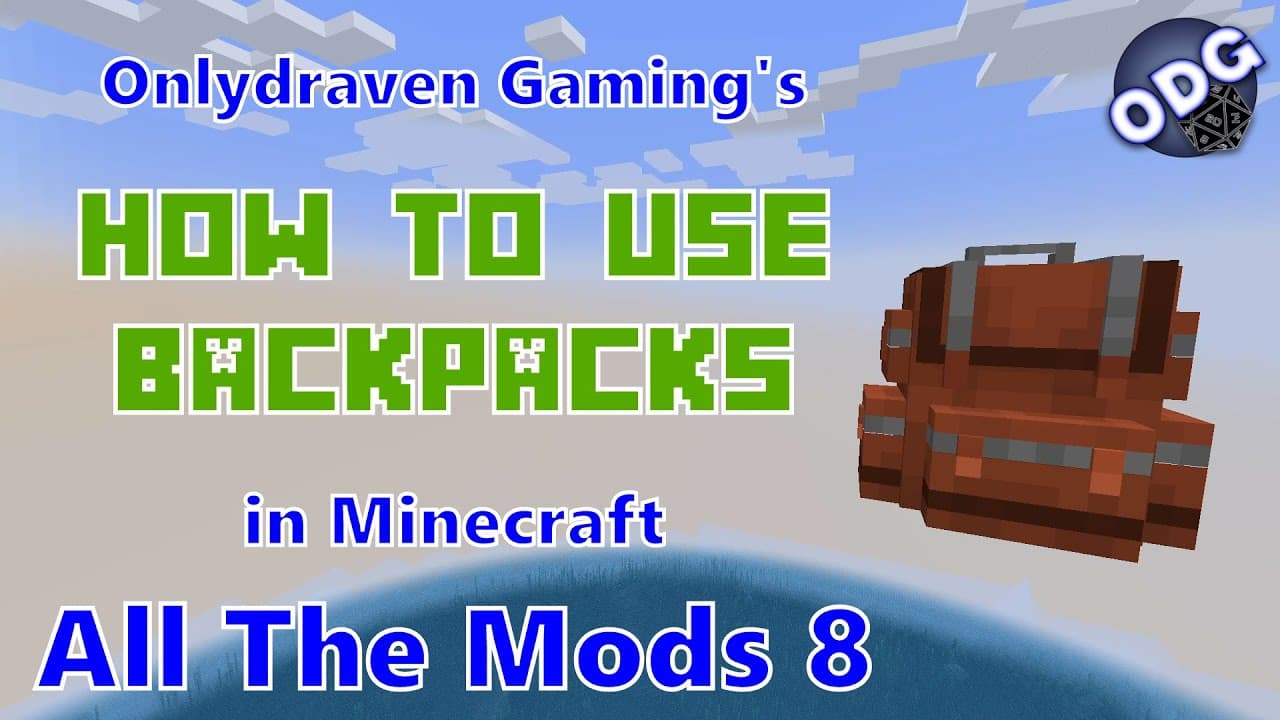 How to Make and Use Sophisticated Backpacks in Minecraft | Glasp