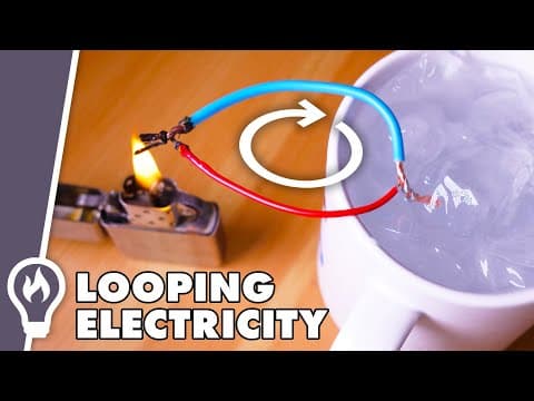 Make Electricity Go Round and Round - The Thermoelectric Effect thumbnail