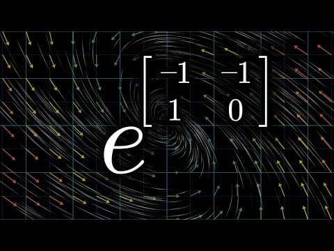 How (and why) to raise e to the power of a matrix | DE6 thumbnail