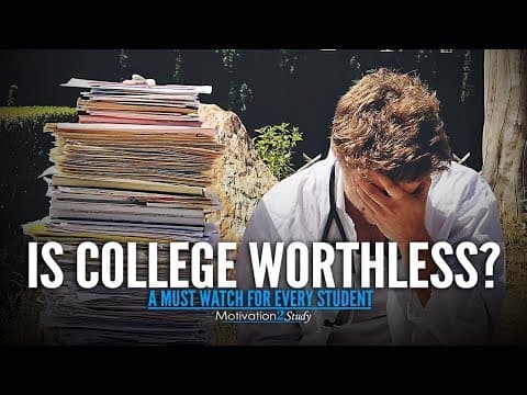 SHOULD YOU GO TO COLLEGE? - Motivational Video Every Student Really Needs to Hear | Study Motivation thumbnail