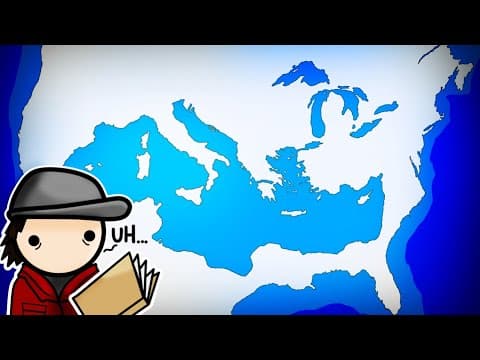 What if the Mediterranean Sea Was In the Center of America? thumbnail