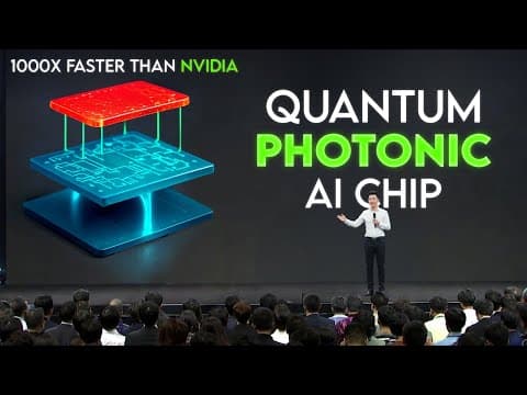 How Does China's CHIPX Photonic Quantum AI Chip Claim 1,000× Faster Performance Than NVIDIA? thumbnail
