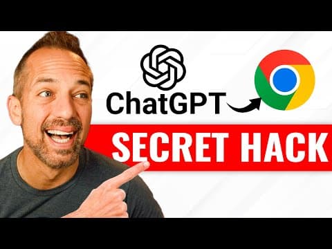 FAST ACCESS to ChatGPT on EVERY WEB PAGE thumbnail