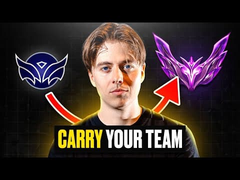 How To ACTUALLY Climb From Unranked to Master - Mid Lane Season 15 Guide thumbnail