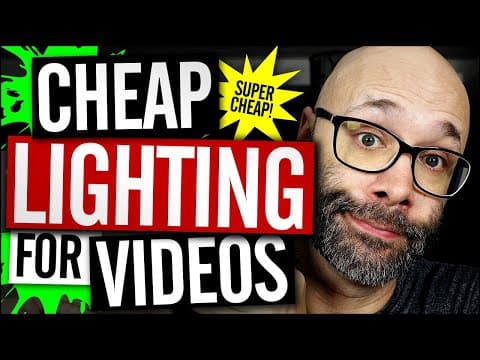 How To Light YouTube Videos Like A Pro thumbnail