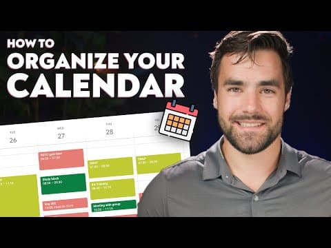 How to Organize Your Calendar for Maximum Productivity thumbnail