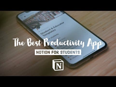 My Favourite Productivity App for Students - Notion thumbnail
