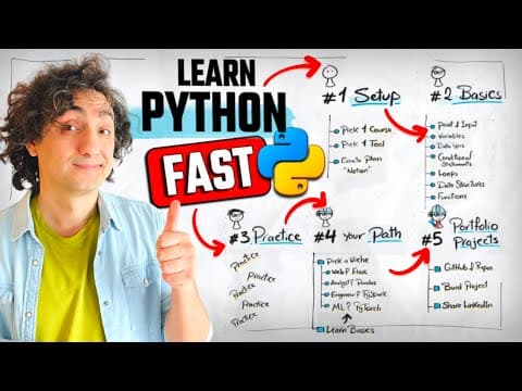 How I Would Learn Python FAST (If I Could Start Over) thumbnail