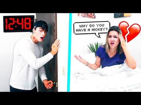 Sneaking Home In The MIDDLE OF THE NIGHT With A HICKEY PRANK! *She Leaves* thumbnail