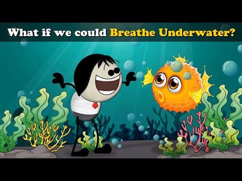 What if we could Breathe Underwater? + more videos | #aumsum #kids #science #education #children thumbnail