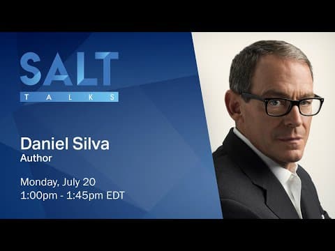 Daniel Silva: The Greatest American Spy Novelist | SALT Talks #26 thumbnail