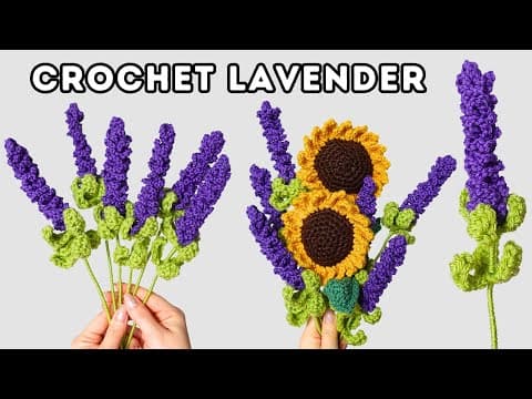 How to Crochet Lavenders: Step-by-Step Tutorial thumbnail