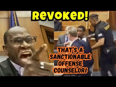 REVOKED TO JAIL BY ONE VERY PISSED OFF JUDGE SIMPSON !! thumbnail