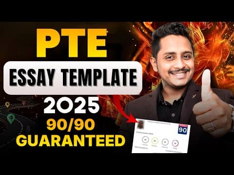 Unlock 90/90 in PTE: The Ultimate Essay Template You NEED to Know! thumbnail
