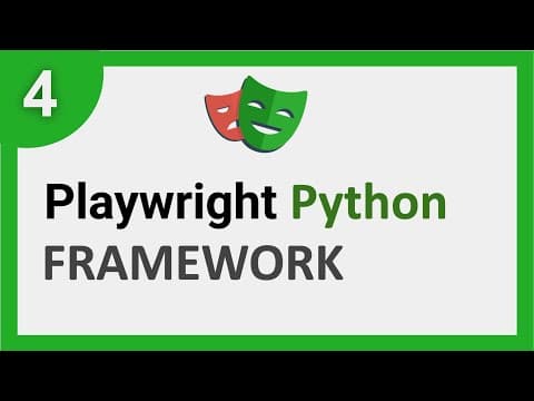 Playwright Python 4 | Project Structure for Test Framework thumbnail