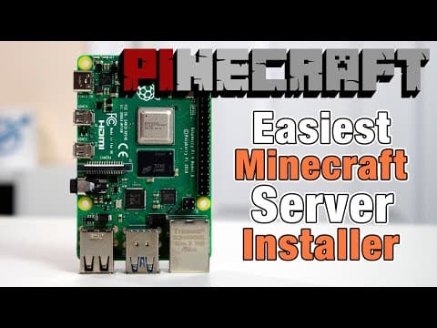 How to Install a Minecraft Server on Raspberry Pi 4? thumbnail