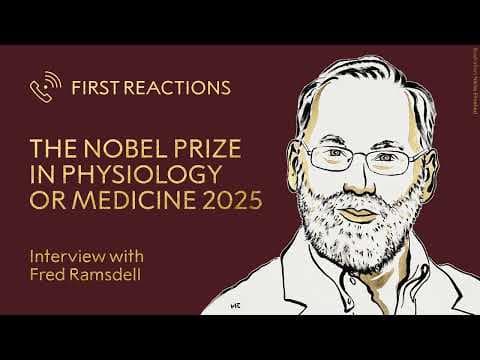 First Reactions: How Did Fred Ramsdell Learn He Won the Nobel Prize in Physiology or Medicine? | Telephone Interview thumbnail