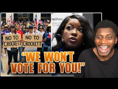 Jasmine Crockett PANICS as Black Voters REVOLT and SHUT HER DOWN!!! thumbnail