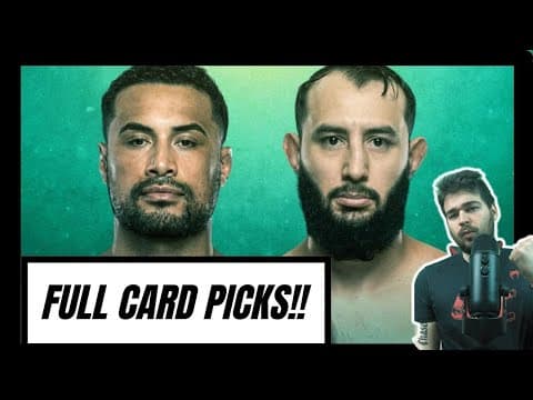 UFC Perth Full Card Breakdown & Predictions | Carlos Ulberg vs Dominick Reyes thumbnail