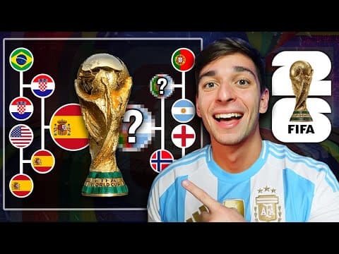 *EARLY* WORLD CUP 2026 KNOCKOUT PREDICTION thumbnail