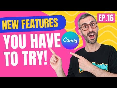 8 NEW FEATURES that will make your life EASIER | What's HOT in Canva 🔥  [Ep. 16] thumbnail