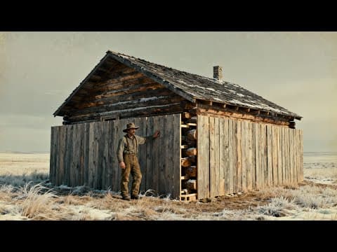 Neighbor’s Laughed When He Built a Second Wall Around His Cabin — Until It Kept His Cabin 21 Degrees thumbnail