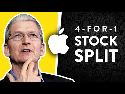 Apple Stock Splits 4-for-1. What does it mean for investors? thumbnail