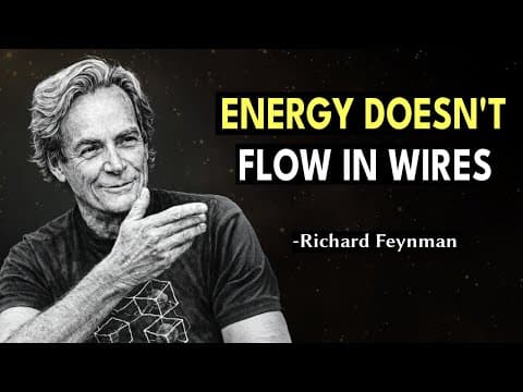 Richard Feynman Explains The Big Misconception About ELECTRICITY thumbnail