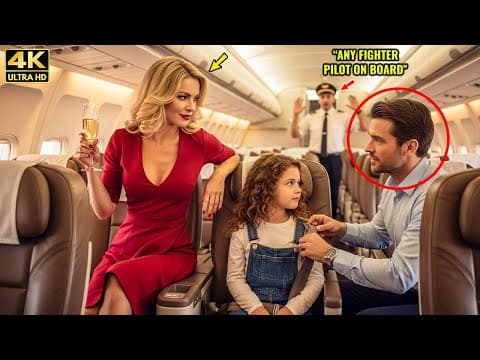 CEO Mocked Single Dad on Flight — Until Captain Asked in Panic “Any Fighter Pilot On Board” thumbnail